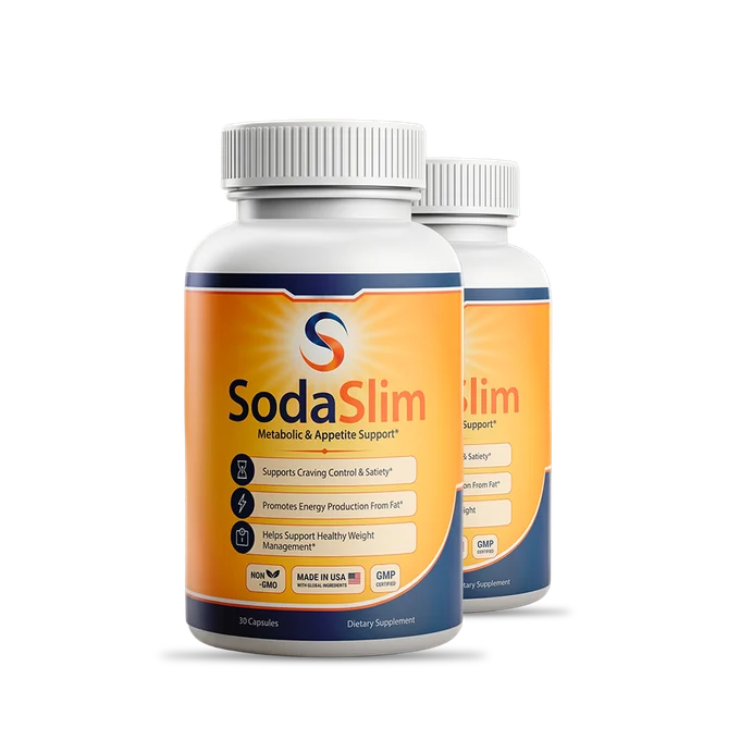 SodaSlim metabolic and appetite support capsule bottles